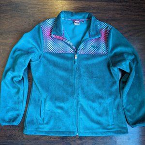 FILA Sport Retro Fleece Jacket / Women's Large